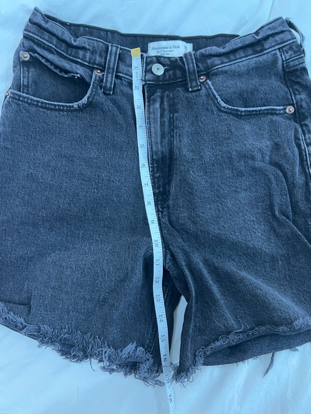 Abercrombie & Fitch "The 7" Dad Short Curve Love Black - Picture 5 of 6
